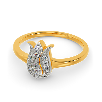 Bloom Like A Tulip  Diamond Rings