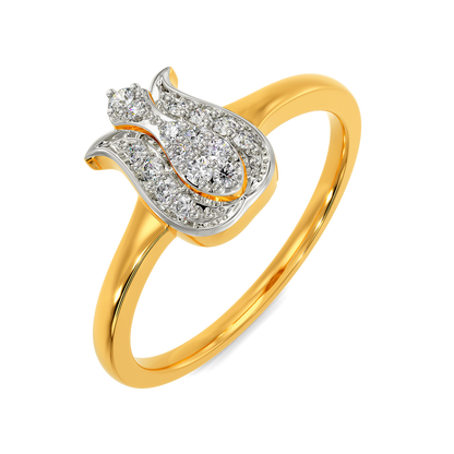 Bloom Like A Tulip  Diamond Rings