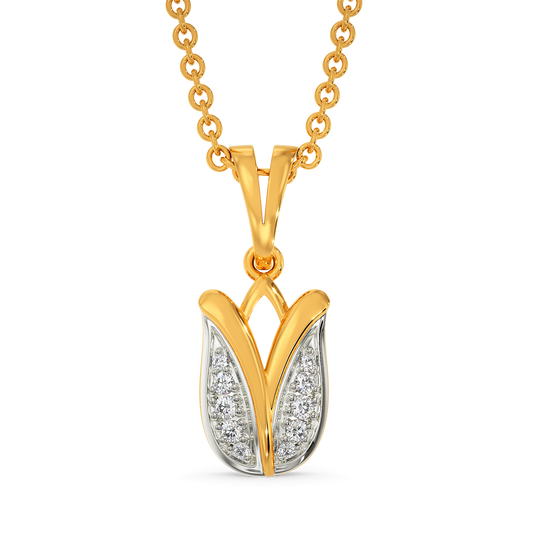 Tulip Daze  Diamond Pendants