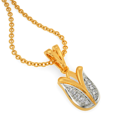 Tulip Daze  Diamond Pendants