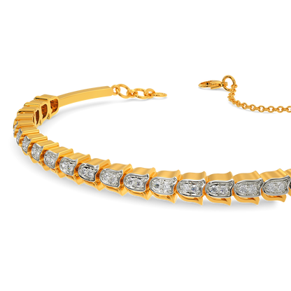 Tulip Saga Diamond Bangles