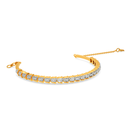 Tulip Saga Diamond Bangles