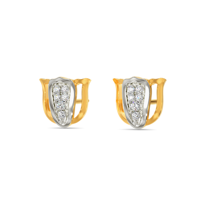 Tulip Saga Diamond Earrings