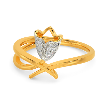 Tune To Tulips Diamond Rings