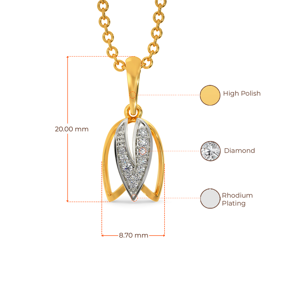 Tulip Musk Diamond Pendants