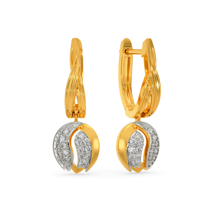 Tiptoe Through Tulips Diamond Earrings