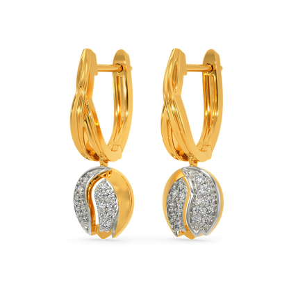 Tiptoe Through Tulips Diamond Earrings