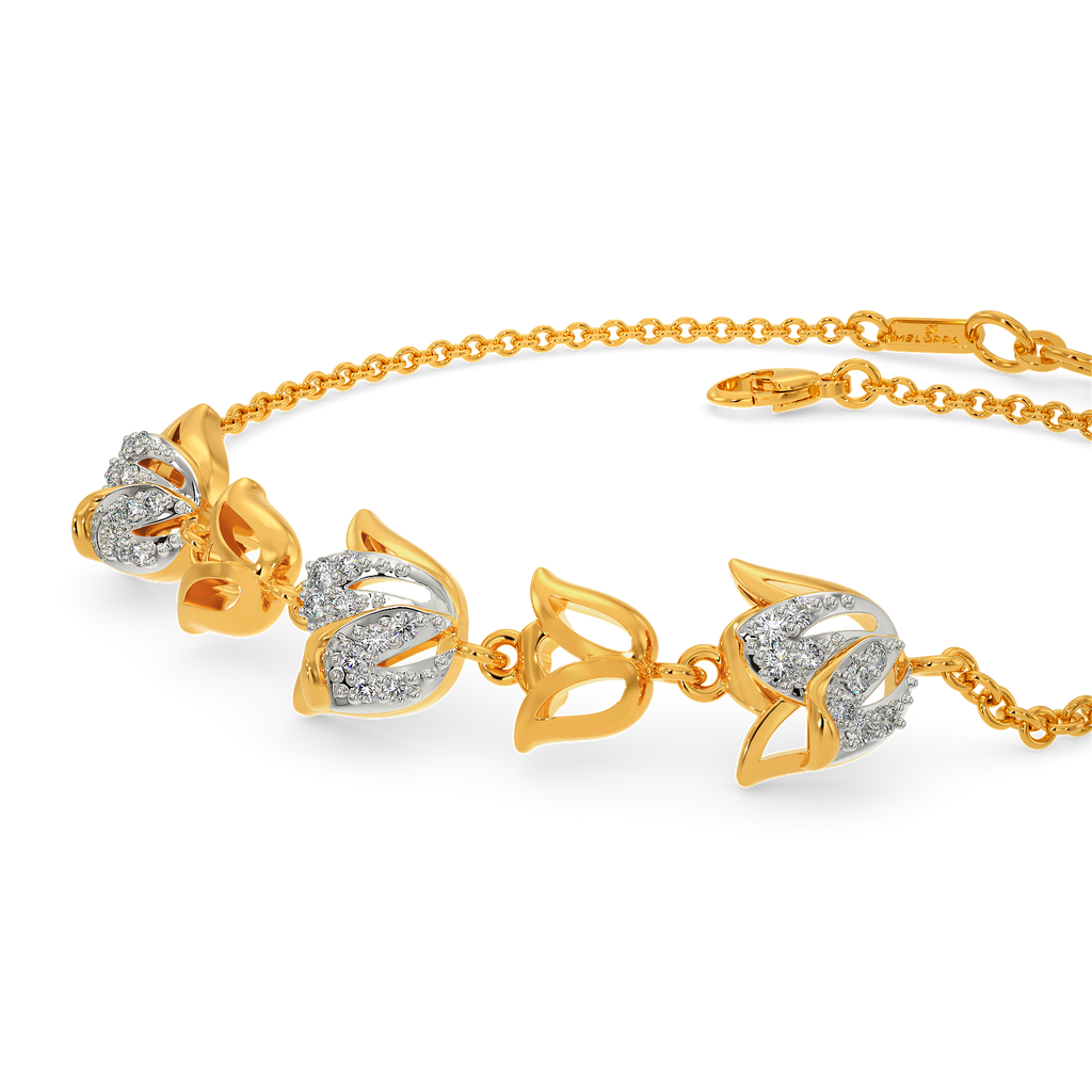 Tulip Unwind Diamond Bracelets