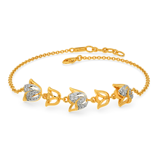 Tulip Unwind Diamond Bracelets