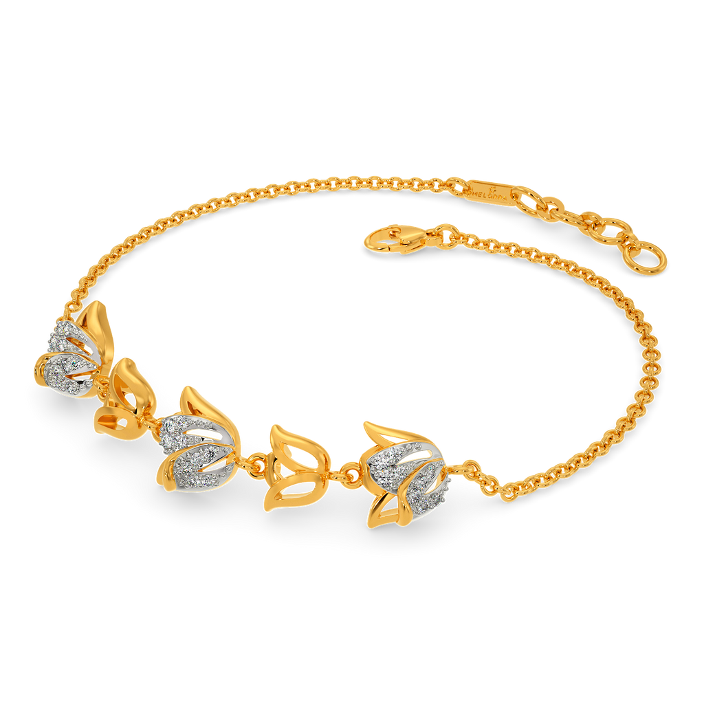 Tulip Unwind Diamond Bracelets