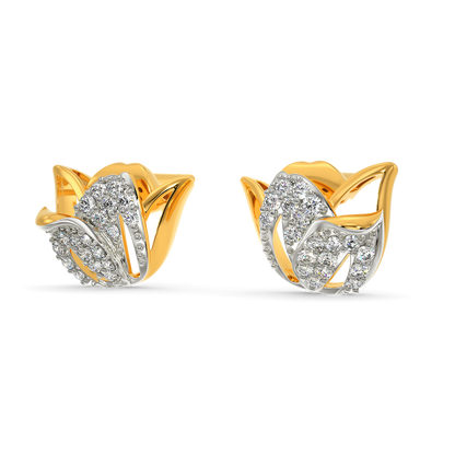 Tulip Unwind Diamond Earrings
