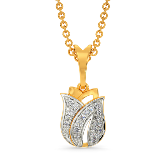 Just Tulips Diamond Pendants