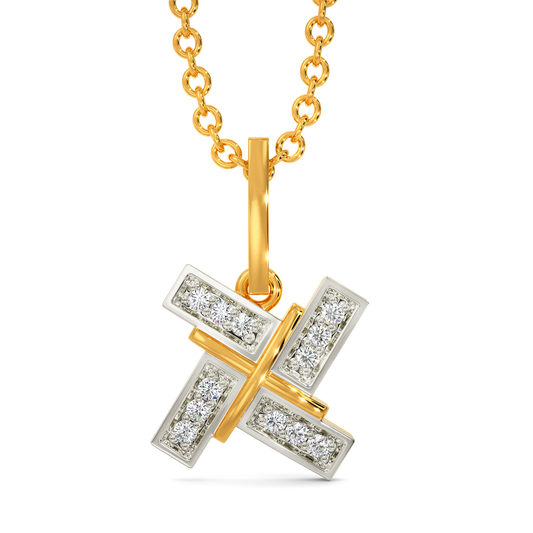 Tell A Tweed Diamond Pendants