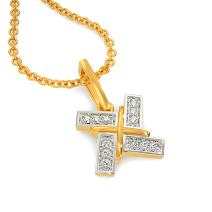 Tell A Tweed Diamond Pendants