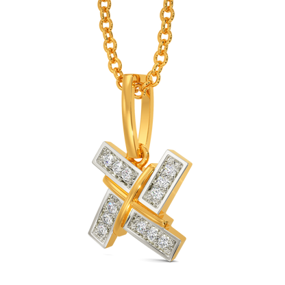 Tell A Tweed Diamond Pendants