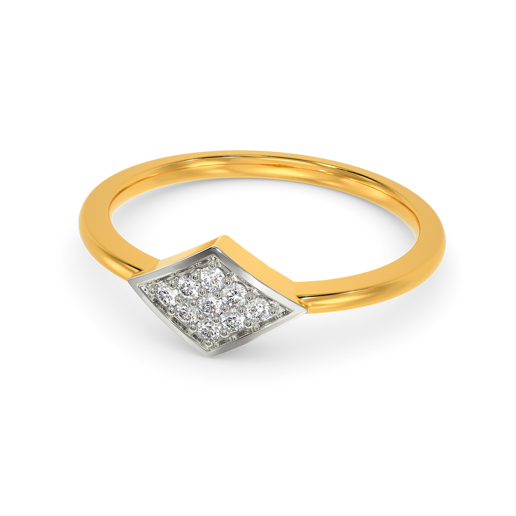 Vibe In Tweed Diamond Rings