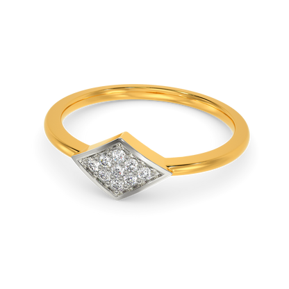 Vibe In Tweed Diamond Rings