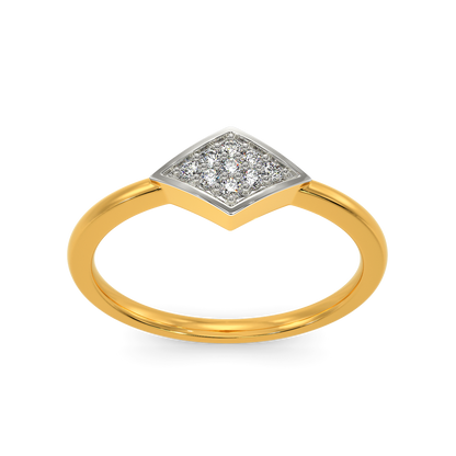 Vibe In Tweed Diamond Rings