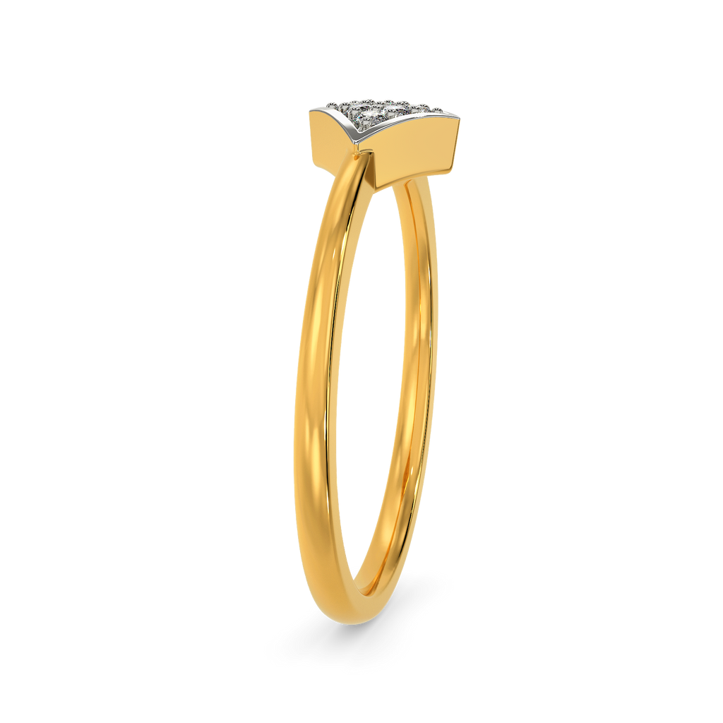 Vibe In Tweed Diamond Rings