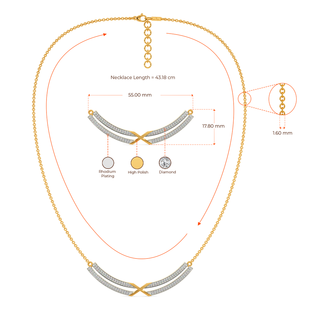 Need For Tweed Diamond Necklaces