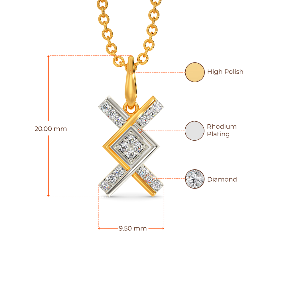 Tweed Calling Diamond Pendants