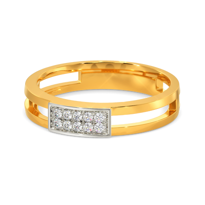 Tweed Weave Diamond Rings