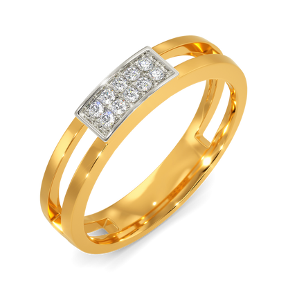 Tweed Weave Diamond Rings