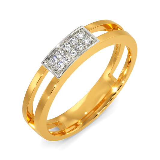 Tweed Weave Diamond Rings