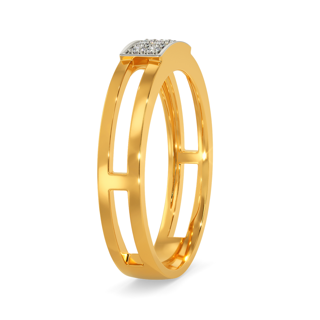 Tweed Weave Diamond Rings