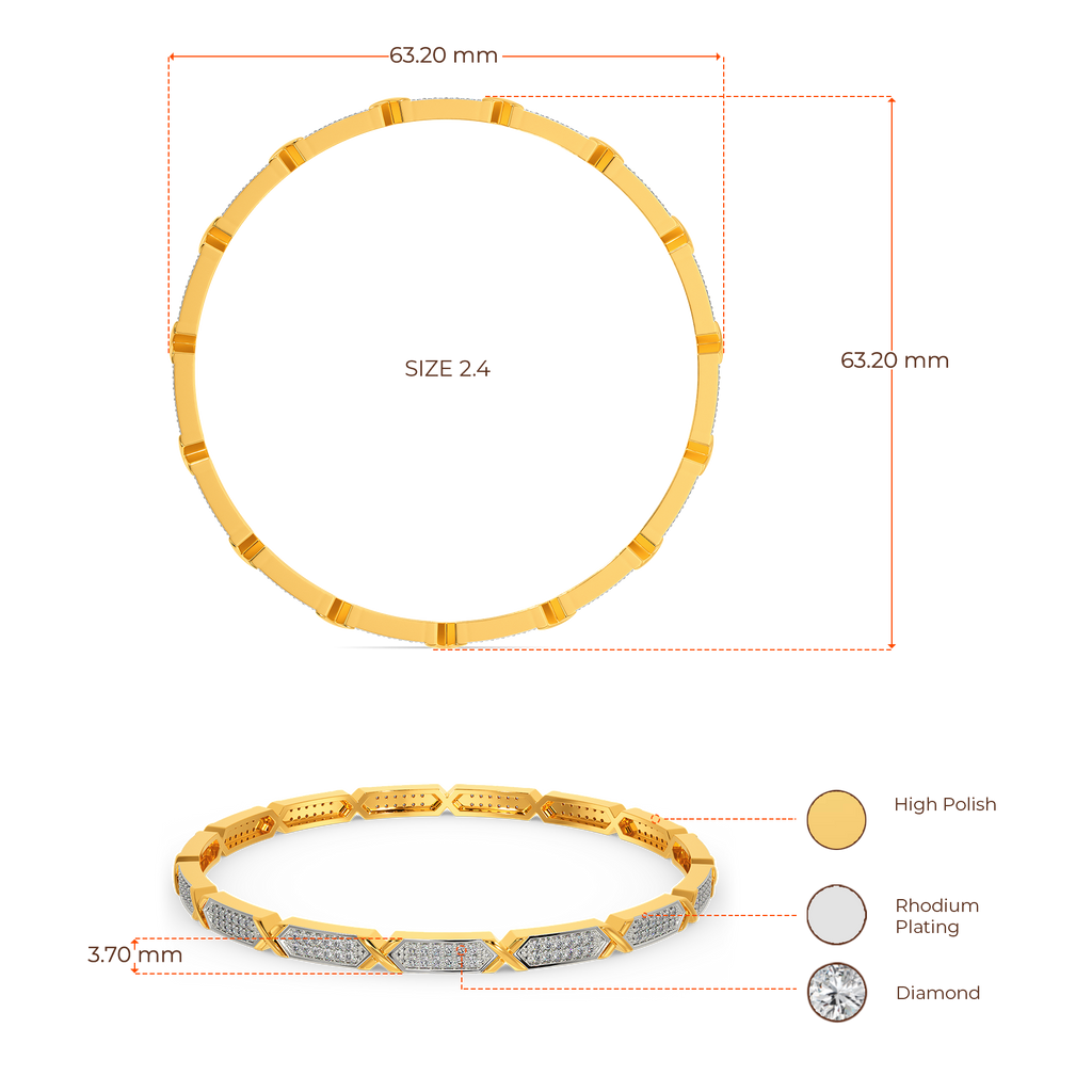 Tweedtastic Diamond Bangles