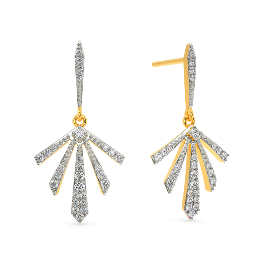 Spinnin To Pop Diamond Earrings