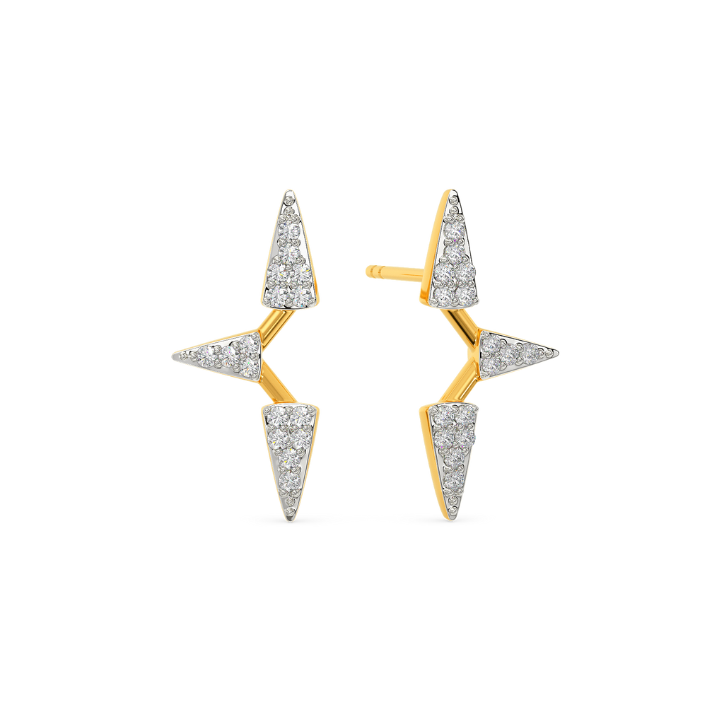 Defying Punk Diamond Earrings