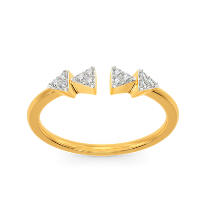 Punk Imprint Diamond Rings