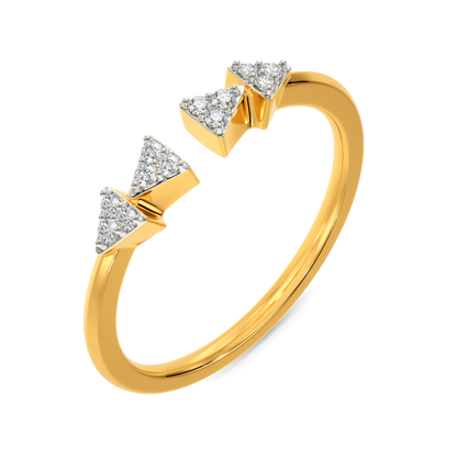 Punk Imprint Diamond Rings