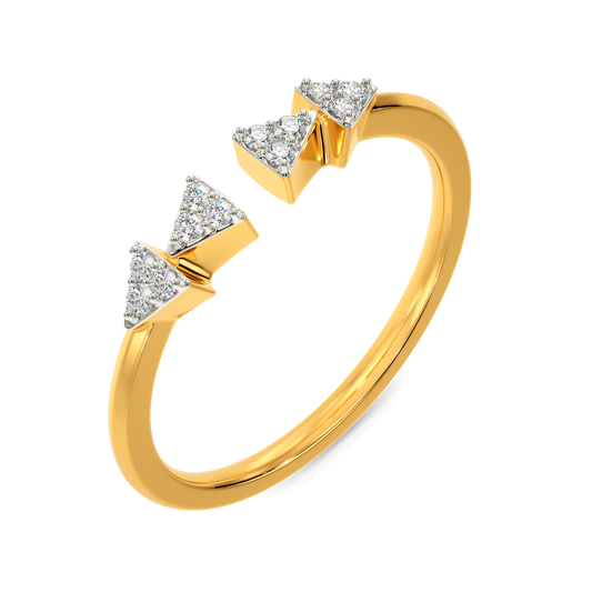 Punk Imprint Diamond Rings