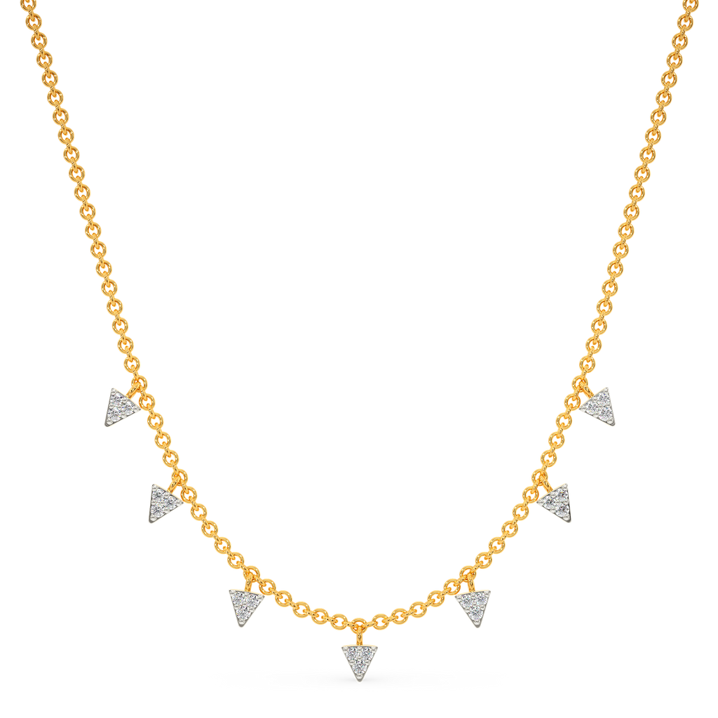Punk Imprint Diamond Necklaces
