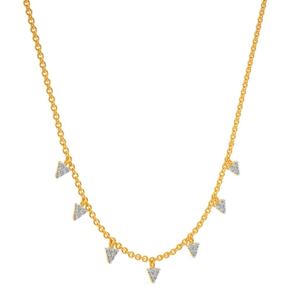 Punk Imprint Diamond Necklaces