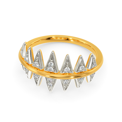 Rock Spike Diamond Rings