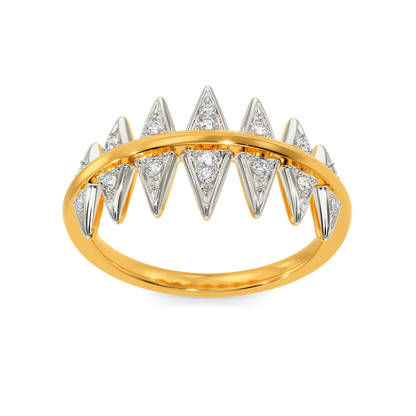 Rock Spike Diamond Rings