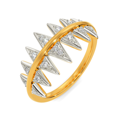 Rock Spike Diamond Rings