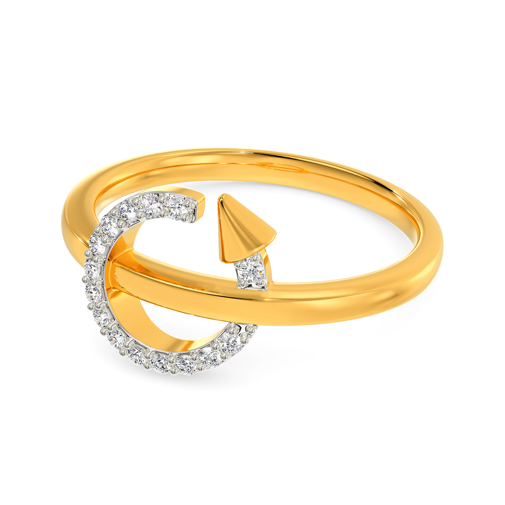 Radical Swirl Diamond Rings