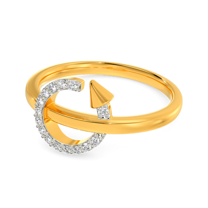 Radical Swirl Diamond Rings