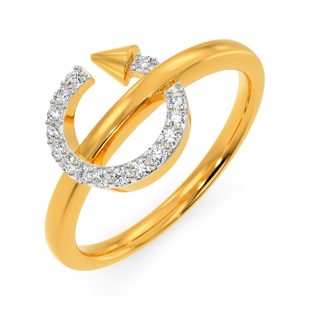 Radical Swirl Diamond Rings