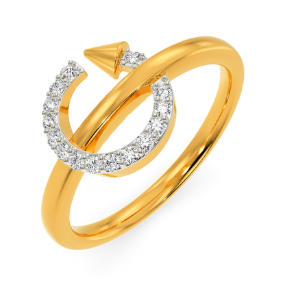 Radical Swirl Diamond Rings