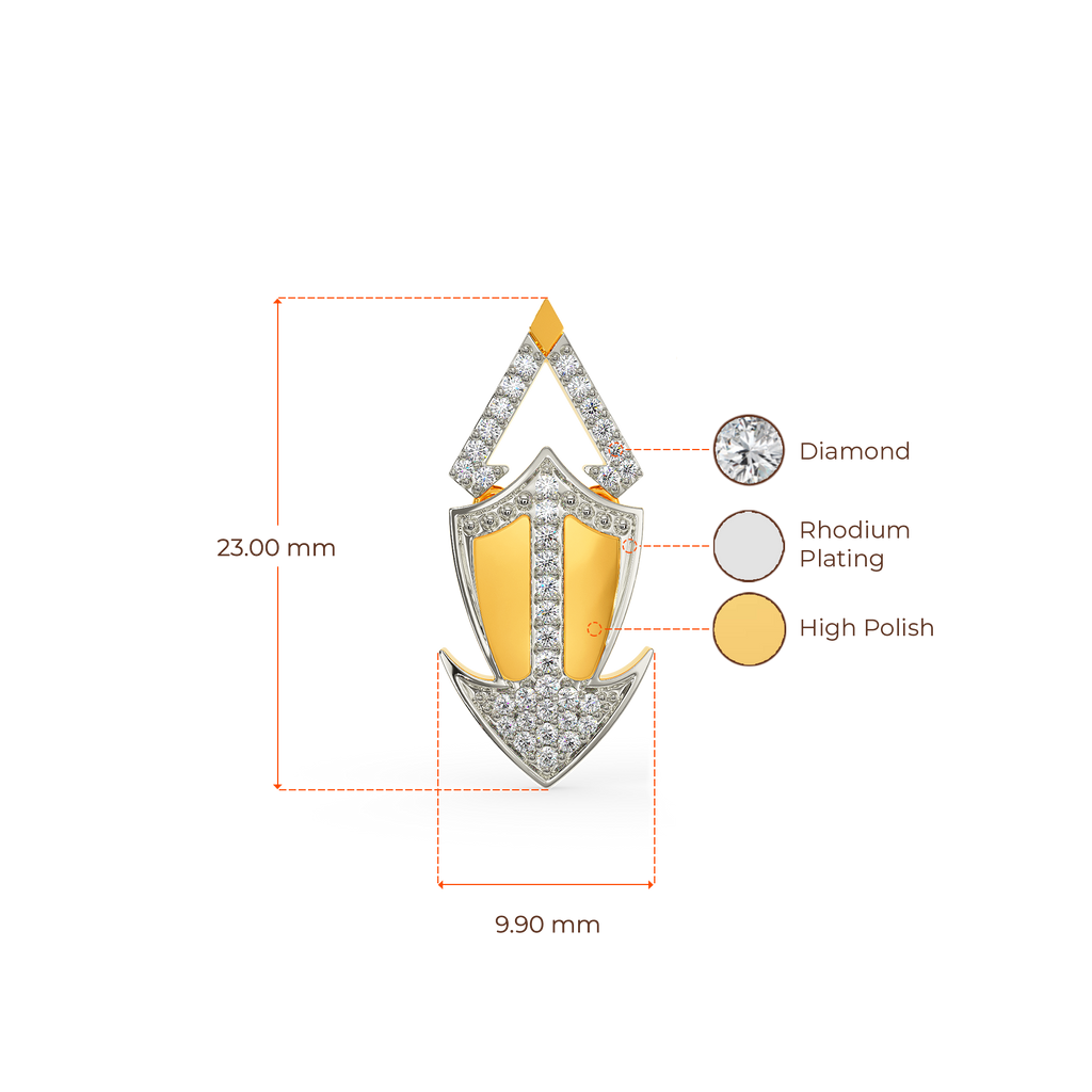 Armor Twist Diamond Earrings
