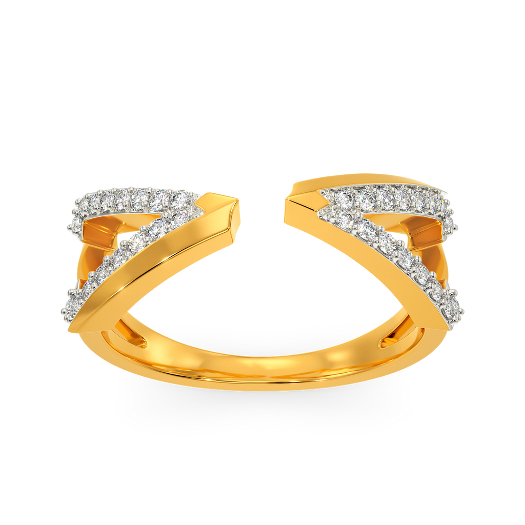 Armor Twist Diamond Rings