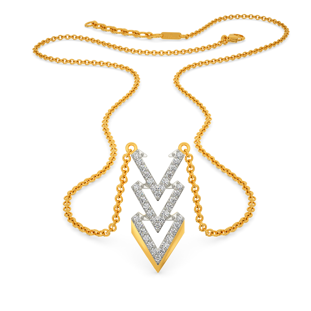 Armor Twist Diamond Necklaces