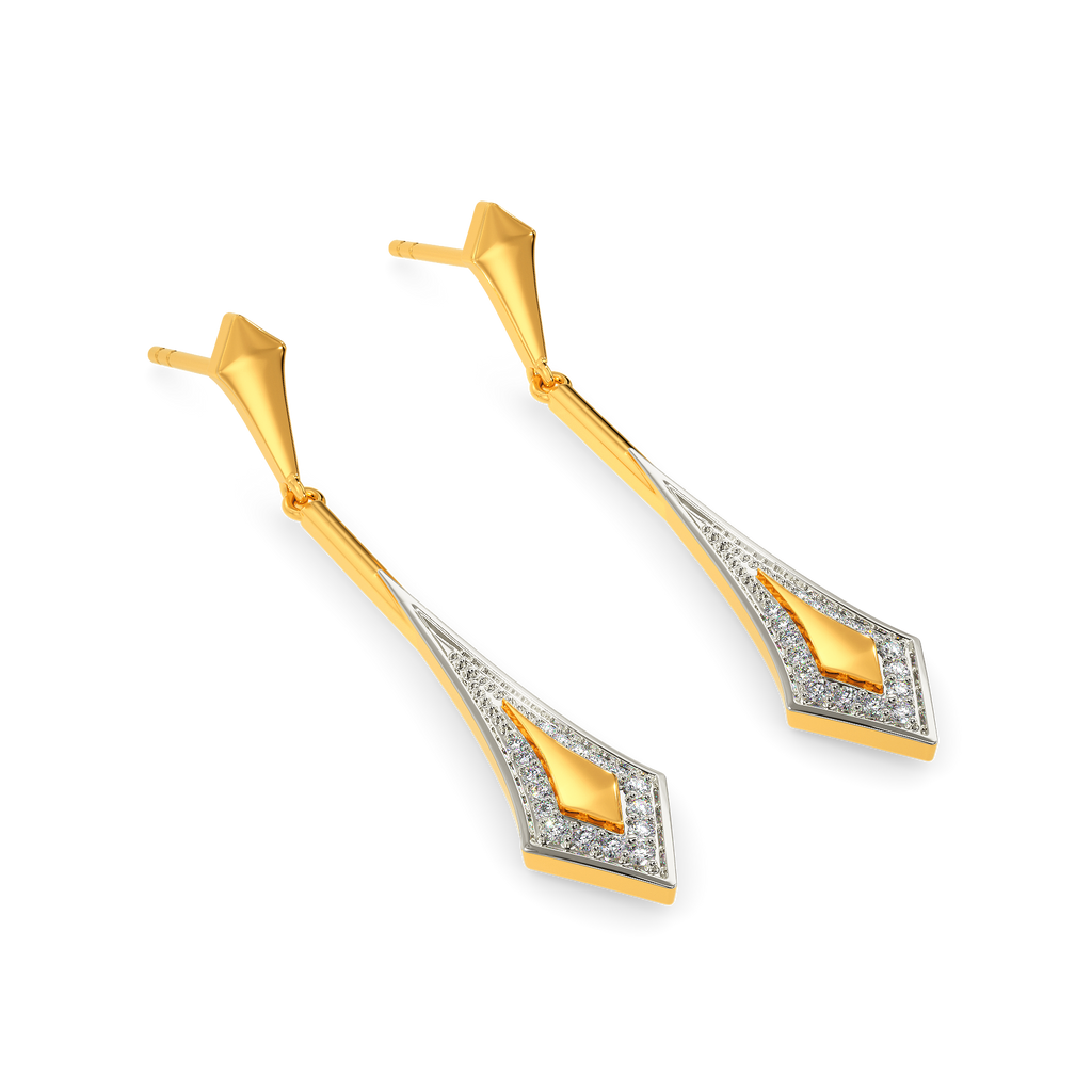 Artsy Armor Diamond Earrings