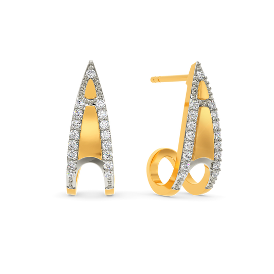 Spell of Armor Diamond Earrings