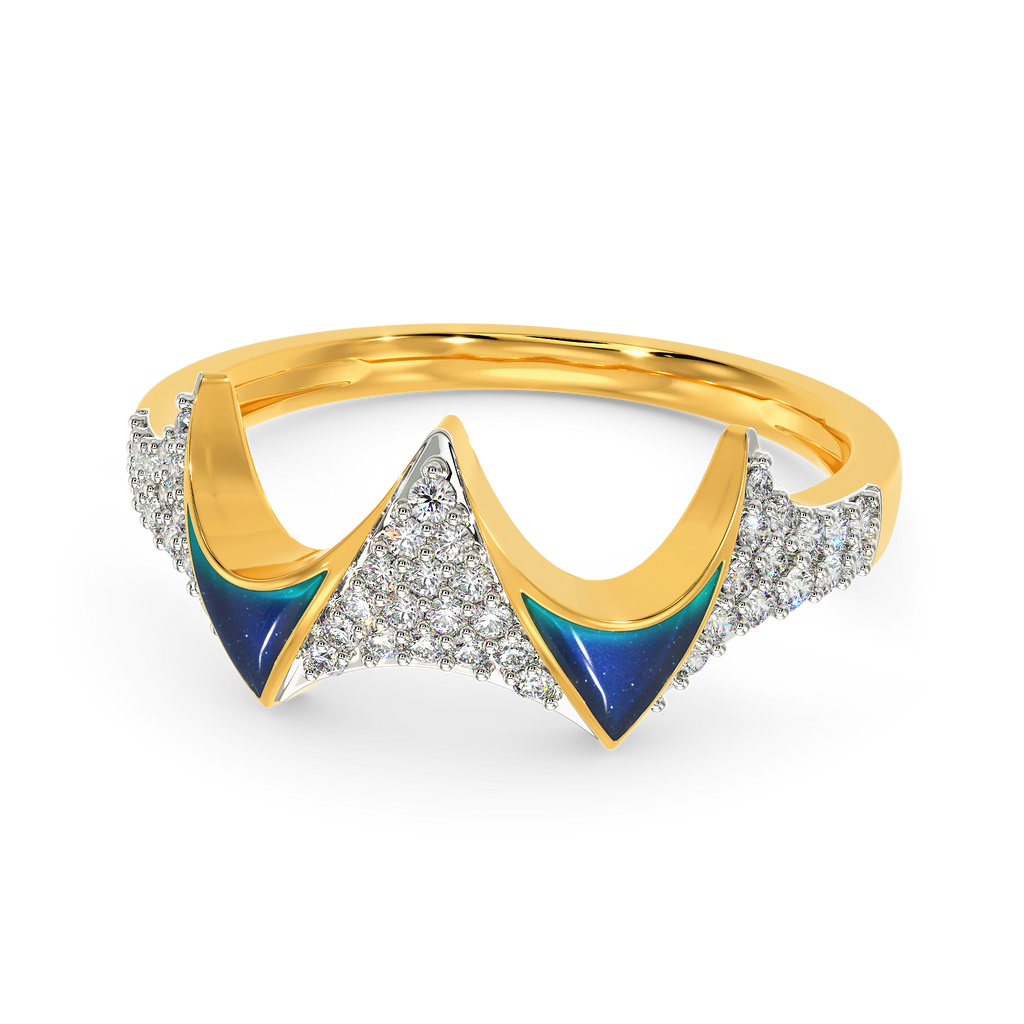 Alien Atomy Diamond Rings